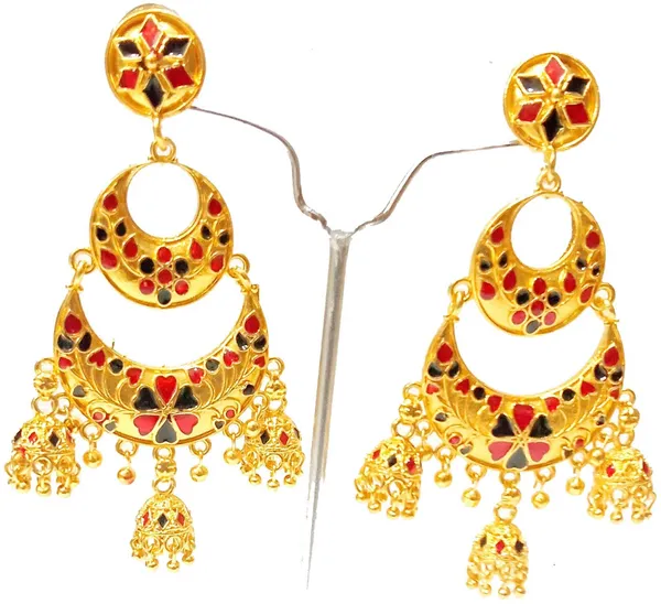 Assamese_Earrings_Copper_Hoop_Earring_For_Girls_&_Women